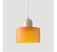 SSNCcNC 38, Lampe de salle à manger Nordique Moderne Lampe suspendue Verre Vintage Style français Chambre à coucher Table de chevet Design créatif E27 Salon Loft 15CM