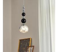 SSNCcNC A, Nordic Verre Chambre à coucher Lampe suspendue Design créatif Vintage Table de chevet Style français ModerneLampe de salle à manger Salon Loft 15 * 46CM