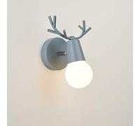 SSNCcNC Bleu, LED Ancien Cerf Applique Créatif Industriel Conception Moderne Mode Applique À l'intérieur Pour Salon salle Restaurant Café Chambre Lampe rétro le fer Art Décoration