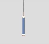 SSNCcNC Bleu, LED Moderne Lampe pendante Design créatif Minimalisme Table de chevet Lampe pendante 7W Lumière neutre 4500K Chambre à coucher Chambre à coucher Escalier Loft Salle à manger