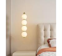 SSNCcNC D, LED moderne table de chevet Lampe pendante Minimalisme Lampe pendante Design créatif Lumière chaude 3000K Acrylique Salle de séjour Chambre à coucher Escalier Loft Salle à manger