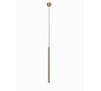 SSNCcNC Gold1,30cm, LED Cylindricité Lampe de salle à manger table de chevet Lampe pendante moderne Fin Minimalisme lampe suspendue 3W 4500K Chambre à coucher Chambre à coucher