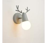 SSNCcNC Gris, LED Ancien Cerf Applique Créatif Industriel Conception Moderne Mode Applique À l'intérieur Pour Salon salle Restaurant Café Chambre Lampe rétro le fer Art Décoration