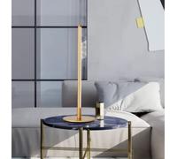 SSNCcNC LED Lampe de table Minimaliste Lampe de chevet Tube rond lampe de table Lampe de lecture Lumière chaude 3000K Veilleuse pour chambre salon garderie Bureau 15 * 46cm,D'or