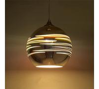 SSNCcNC Moderne Lampe à suspension Verre Sphérique 3D coloré Verre Lustre Fast food Restaurants Bureau Grenier Bar Café Décoration Lampe suspendue,B,20CM