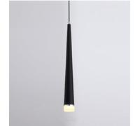 SSNCcNC Noir, LED Nordique Lampe de salle à manger Moderne Minimalisme Lampe suspendue Chambre à coucher Table de chevet 5W Design créatif Lumière neutre 4500K Salon Loft