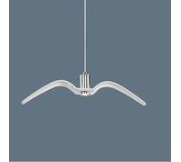 SSNCcNC nordique Mouette Lampe suspendue Design moderne Lampe à suspension LED Salle à manger Table de chevet 1 flamme Chambre Plafonnier Créatif Le salon Grenier Bar Café cuisine,C