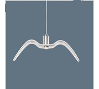 SSNCcNC nordique Mouette Lampe suspendue Design moderne Lampe à suspension LED Salle à manger Table de chevet 1 flamme Chambre Plafonnier Créatif Le salon Grenier Bar Café cuisine,A