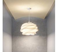 SSNCcNC Pendant lamp E27 acrylic Flower shape Hanging lamp Creative Modern Pendant lamp Minimalist hanging light height adjustable kitchen Bedroom restaurant living room balcony Ø32cm * H21CM