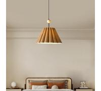 SSNCcNC Style français vintage Pendentif Style moderne Parchemin Lampe suspendue Lampe de salle à manger Lampe de chambre Design créatif E27 Salle de séjour 43 * 30CM