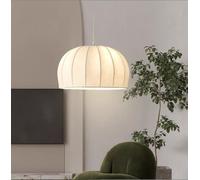 SSNCcNC Style japonais Chambre à coucher Lampe suspendue Moderne/vintage Design créatif Abat-jour en soie naturelle Lampe de salle à manger E27 Salon Loft 50 * 22CM