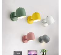 SSNCcNC Vert, Nordique Applique Minimaliste chambre Lampe de chevet Liseuse À l'intérieur Créatif Applique salon Espace de travail moderne Escaliers Eclairage mural fer à repasser