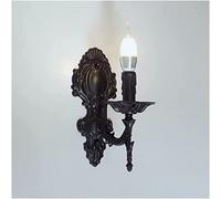 SSNCcNC Vintage Applique À l'intérieur Européen/Américain Bougies Lampe Murale Rétro Rustique le fer Eclairage mural Antique Lampe de chevet pour Escaliers couloir Grenier café chambre E14,A