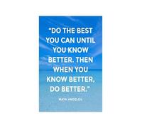 SSOPTMCB Beach House Decor Coastal Inspirational Poster Ocean Typography Motivational Quote Wall-Art for Living Room or Office