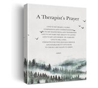 SSOPTMCB Counselor Office Decor A Therapists Prayer Wall-Art Give to My Heart Inspirational Quote Print(Framed,08x12inch(20x30cm))