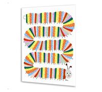 SSOPTMCB Gift for Book Lovers, Colorful Books Canvas Wall-Art, Cute Bookworm Decor for Bedroom, Study, Library Wall(Unframed,12x18inch(30x45cm))