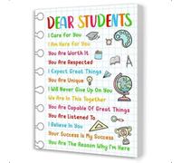 SSOPTMCB I Believe In You Inspirational, Motivational Teacher to Student Canvas Wall-Art for Classroom, Preschool and School Decor(Framed,12x18inch(30x45cm))
