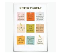 SSOPTMCB Inspirational Canvas Prints Quotes Wall-Art for Teen Room Dorm Decor Uplifting Self Care Reminders(Unframed,16x24inch(40x60cm))