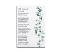 SSOPTMCB Live Your Dash Inspirational Quote Canvas Wall-Art Motivational Saying Print for Modern Home Office Family Room Decor(Framed,08x12inch(20x30cm))