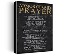 SSOPTMCB Modern Christian Canvas Art, Framed Prayer Quote Wall Print, Minimalist Scripture Painting for Contemporary Home Office Decor(Framed,16x24inch(40x60cm))