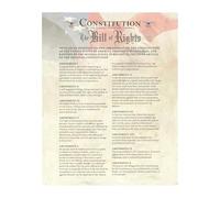 SSOPTMCB Patriotic Man Cave Wall Decor - Framed Art Featuring Glory, Constitution Preamble & Bill of Rights, Tribute to American History(Unframed,16x24inch(40x60cm))