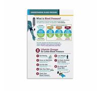 SSOPTMCB The Human Heart Poster Circulatory System Anatomy Chart Blood Flow Diagram Educational Science Wall-Art(Unframed,16x24inch(40x60cm))
