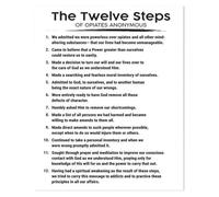 SSOPTMCB The Mindful Path Poster - Essential Practices for Emotional Well-being, Serene and Inspiring Canvas Art for Home, Office or Studio(Unframed,08x12inch(20x30cm))