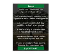 SSOPTMCB Uplifting Forest Poetry Trees Art Print on Canvas Nature Inspired Wall Decor for Bedroom Living Room and Den(Unframed,08x12inch(20x30cm))