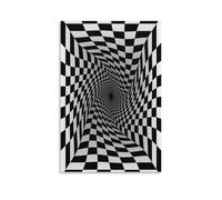 SSOPTMCB Vortex Optical Illusion - 3D Wall-Art for Teen Room and Office(Framed,16x24inch(40x60cm))