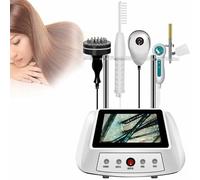 SSQUZA Analyseur De Cheveux De Diagnostic De La Peau,Détecteur De Peau Numérique 8 Pouces,Tête De Détection Haute Définition À 8 Vitesses Et 5 Outils Diagnostic des Cheveux,pour Les Chevelu