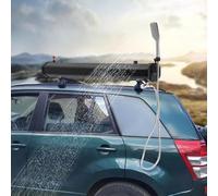SSQUZA Douche Solaire Portable De Camping, Réservoir d'eau De 18/20/30l avec Tuyau De 1,7m Et Sac De Rangement, Alimentation en Eau pour SUV, Berlines, Camping-Cars, Camions,20L
