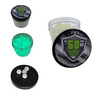 SSR 100 x Night Vision Fluorescent Silicon Rubber Balls Paintballs Glowing in The Dark in 50 Cal. - Balles en Caoutchouc de Calibre 50 Brillant la Nuit