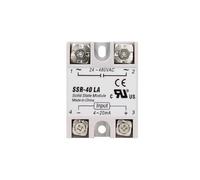 SSR-10LA SSR-25LA SSR-40LA Relais statique SSR | Type de courant Régulateur Tension AC24-480V Sortie 4-20mA Entrée du module(SSR-25LA)