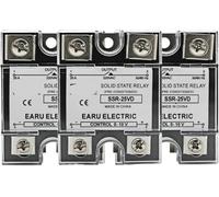 SSR-10VD SSR-40VD SSR 25A 80A 100A Single Phase Solid State Relay Voltage Regulator Module Input 0-10V Output 220VAC Radiator(10A) Industrial Electrical Relays