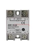 SSR-25DA SSR-40DA SSR-40AA SSR-40DD SSR 10A 25A 40A 60A 80A 100A DD DA AA Module de relais à semi-conducteurs for le contrôle de température PID 1 pièces(AA,SSR-25A)