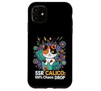 SSR Calico Cat 100% Chaos Drop Gacha Gaming Loot Box Coque pour iPhone 11