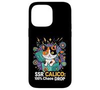 SSR Calico Cat 100% Chaos Drop Gacha Gaming Loot Box Coque pour iPhone 14 Pro Max