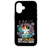SSR Calico Cat 100% Chaos Drop Gacha Gaming Loot Box Coque pour iPhone 16