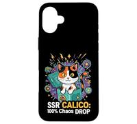 SSR Calico Cat 100% Chaos Drop Gacha Gaming Loot Box Coque pour iPhone 16 Plus