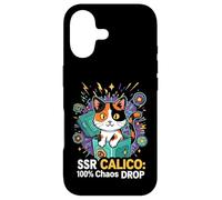 SSR Calico Cat 100% Chaos Drop Gacha Gaming Loot Box Coque pour iPhone 17