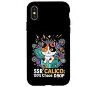 SSR Calico Cat 100% Chaos Drop Gacha Gaming Loot Box Coque pour iPhone X/XS