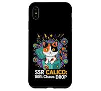 SSR Calico Cat 100% Chaos Drop Gacha Gaming Loot Box Coque pour iPhone XS Max