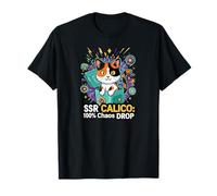 SSR Calico Cat 100% Chaos Drop Gacha Gaming Loot Box T-Shirt