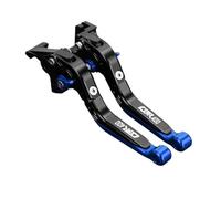 SSRSOANV Pour CBR400 NC17 NC19 NC22 NC23 NC29 NC30 NC31, poignées de guidon Leviers frein et d'embrayage réglables moto(For blue black)