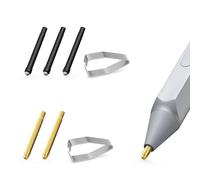 SSS·GRGB Lot de 5 pointes de stylet de rechange compatibles avec Microsoft Surface Pro 2017 (modèle 1776, 1715, 1700, 1710) / Surface Pro 4, (2 pointes métalliques + 3 pointes de type HB)