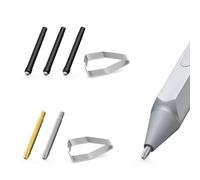 SSS·GRGB Lot de 5 pointes de stylet de rechange compatibles avec Microsoft Surface Pro 2017 (modèle 1776, 1715, 1700, 1710) / Surface Pro 4, (2 pointes métalliques + 3 pointes de type HB)