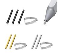 SSS·GRGB Lot de 7 pointes de stylet de rechange compatibles avec Microsoft Surface Pro 2017 (modèle 1776, 1715, 1700, 1710) / Surface Pro 4, (4 pointes métalliques + 3 pointes de type HB)