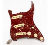 SSS Pickguard pré-câblé pour guitare Fender ST compatible avec les micros Wilkinson SSS Alnico 5 à bobine simple, pour guitare électrique Strat USA/Mexique (SN02)