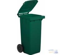 Sss Spa Caddy À Déchets Vert Foncé 120 L