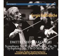 SSS0175 セルジュ・チェリビダッケ指揮 ショスタコーヴィチ:交響曲第9番:交響曲第5番「革命」
